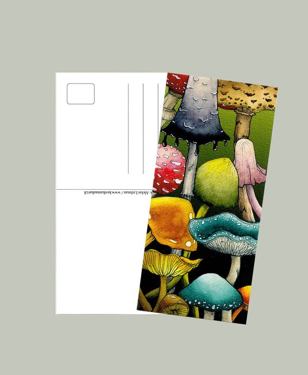 Sienet  -postikortti